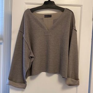 Urban Outfitters Jax Inside Out Notch Neck Top